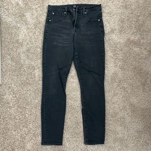 Gap Black Denim True skinny jeans